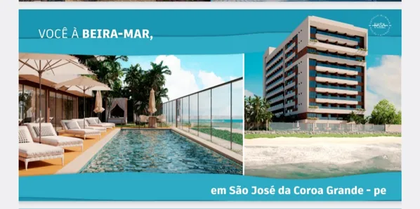 Apartamento com 1 Quarto à venda, 24m² no centro, São José da Coroa Grande