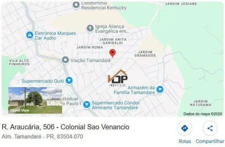 Terreno / Lote / Condomínio à venda, 432m² no Jardim Roma, Almirante Tamandaré