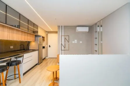 Studio com 1 Quarto para alugar, 29m² no Centro, Curitiba