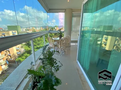 Apartamento com 3 Quartos à venda, 97m² no Loteamento João Batista Julião, Guarujá