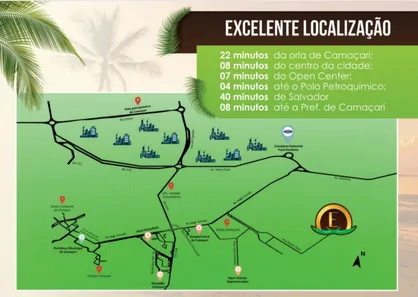 Terreno / Lote / Condomínio à venda, 300m² no Centro, Camaçari