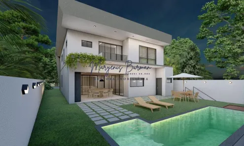 Casa de Condomínio com 4 Quartos à venda, 260m² no Alphaville (Abrantes), Camaçari