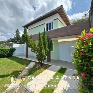 Casa de Condomínio com 4 Quartos à venda, 230m² no Catu de Abrantes (Abrantes), Camaçari