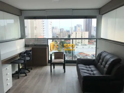 Studio com 1 Quarto para alugar, 35m² no Vila Cordeiro, São Paulo