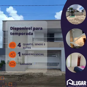 Casa com 4 Quartos para alugar, 250m² no Bananeiras, Bananeiras
