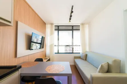 Apartamento com 1 Quarto para alugar, 29m² no Centro, Curitiba