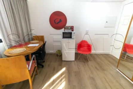 Flat com 1 Quarto para alugar, 28m² no Indianópolis, São Paulo
