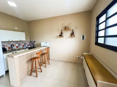 Flat com 1 Quarto para alugar, 32m² no Loteamento Jardim Aruan, Caraguatatuba