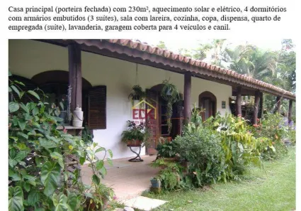 Fazenda / Sítio / Chácara com 3 Quartos à venda, 300m² no Chácara Marambaia, Caçapava