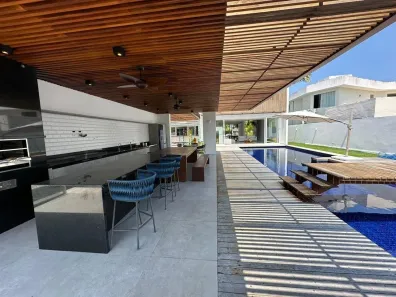 Casa de Condomínio com 5 Quartos à venda, 750m² no Arembepe (Abrantes), Camaçari