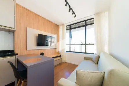 Apartamento com 1 Quarto para alugar, 29m² no Centro, Curitiba