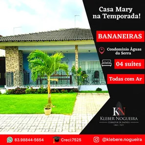 Casa com 5 Quartos para alugar, 207m² no , Bananeiras