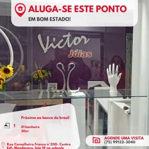 Loja / Salão / Ponto Comercial para alugar, 10m² no Centro, Feira de Santana