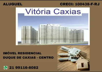 Apartamento com 2 Quartos para alugar, 56m² no Centro, Duque de Caxias