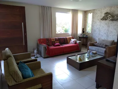Casa de Condomínio com 5 Quartos para venda ou aluguel, 380m² no Busca Vida (Abrantes), Camaçari