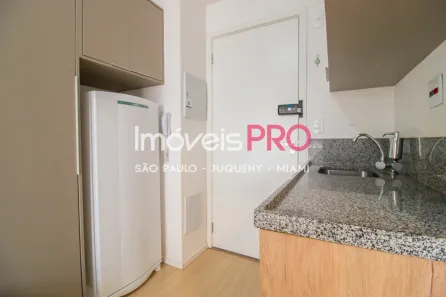 Apartamento com 1 Quarto para venda ou aluguel, 27m² no Santo Amaro, São Paulo