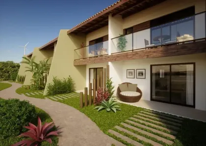 Casa de Condomínio com 3 Quartos à venda, 125m² no Arembepe (Abrantes), Camaçari