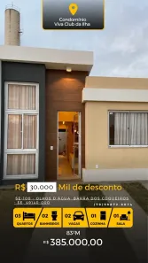 Casa de Condomínio com 3 Quartos à venda, 83m² no Centro, Barra dos Coqueiros