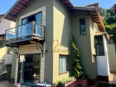 Casa de Condomínio com 3 Quartos para venda ou aluguel, 163m² no Vargem Grande, Teresópolis
