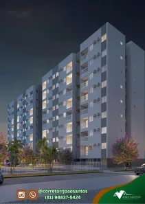 Apartamento com 3 Quartos à venda, 73m² no Capibaribe, São Lourenço da Mata