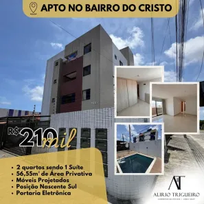 Apartamento com 2 Quartos à venda, 56m² no Cristo Redentor, João Pessoa