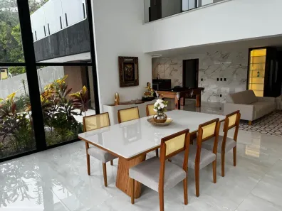 Casa de Condomínio com 4 Quartos para alugar, 560m² no Alphaville (Abrantes), Camaçari
