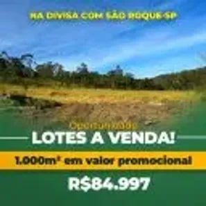Terreno / Lote / Condomínio à venda, 1000m² no Saboó, São Roque