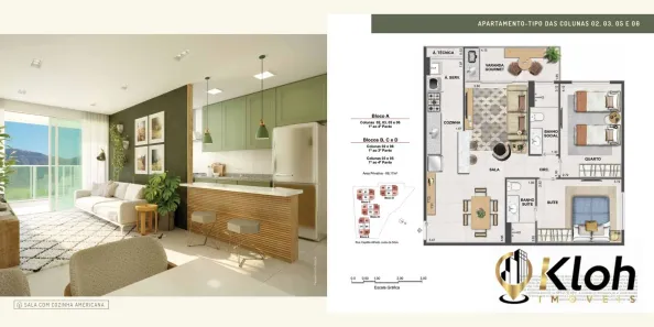 Apartamento com 2 Quartos à venda, 68m² no Retiro, Petrópolis