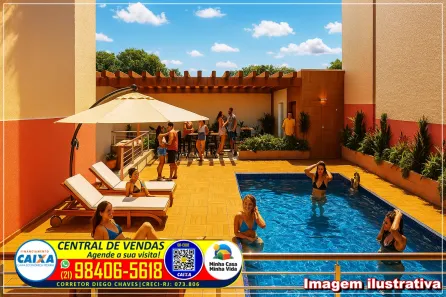 Apartamento com 2 Quartos à venda, 46m² no Santo Expedito, Itaboraí