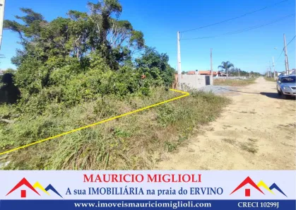 Terreno / Lote / Condomínio à venda, 375m² no Praia do Ervino, São Francisco do Sul