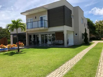 Casa de Condomínio com 4 Quartos à venda, 504m² no Busca Vida (Abrantes), Camaçari