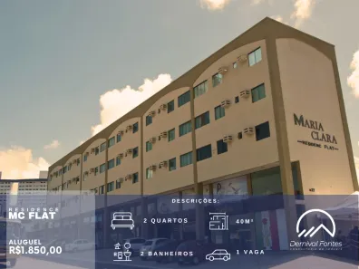 Flat com 2 Quartos para alugar, 40m² no Capim Macio, Natal