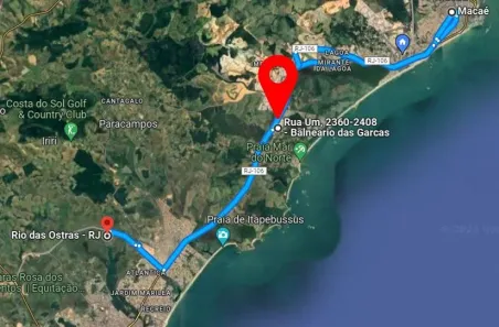 Terreno / Lote / Condomínio para alugar, 4100m² no Mar do Norte, Rio das Ostras
