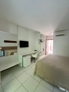 Apartamento com 1 Quarto para venda ou aluguel, 32m² no Barra Mar, Barra de São Miguel