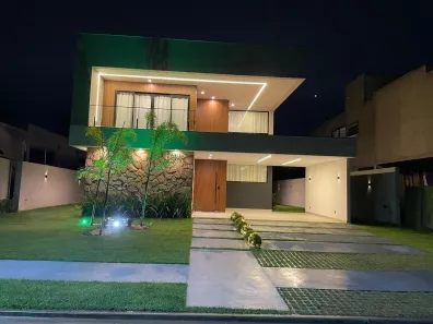 Casa de Condomínio com 4 Quartos à venda, 482m² no Alphaville (Abrantes), Camaçari