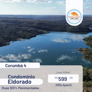 Terreno / Lote / Condomínio à venda, 1000m² no Centro, Corumbá de Goiás