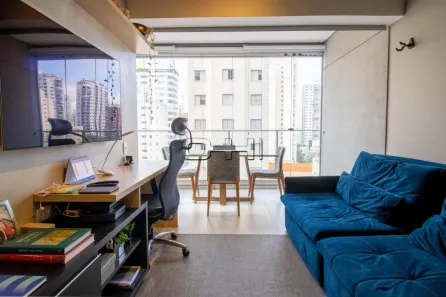 Apartamento com 1 Quarto à venda, 45m² no Indianópolis, São Paulo
