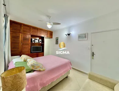 Kitnet com 1 Quarto à venda, 38m² no Pitangueiras, Guarujá