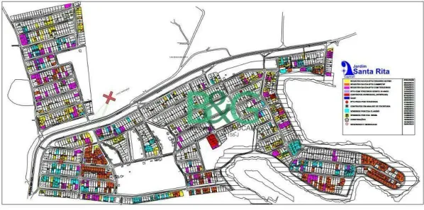 Terreno / Lote / Condomínio à venda, 258m² no Jardim Santa Rita de Cássia, Capivari