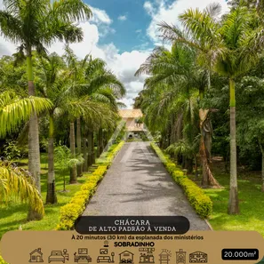 Fazenda / Sítio / Chácara com 5 Quartos à venda, 1070m² no Núcleo Rural Lago Oeste, Brasília