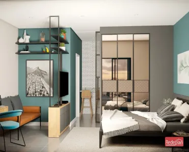 Flat com 1 Quarto à venda, 24m² no Jardim Amália, Volta Redonda