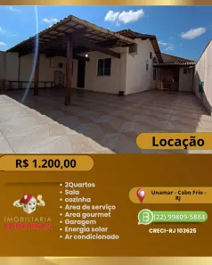 Casa com 2 Quartos para alugar, 99m² no Nova Califórnia (Tamoios), Cabo Frio