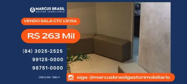 Conjunto Comercial / Sala à venda, 34m² no Lagoa Nova, Natal