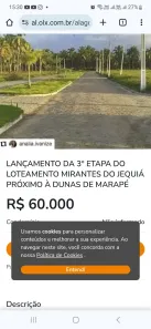 Terreno / Lote / Condomínio à venda, 180m² no Centro, São Miguel dos Campos