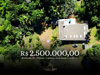Fazenda / Sítio / Chácara com 5 Quartos à venda, 5000000m² no Brazlândia, Brasília