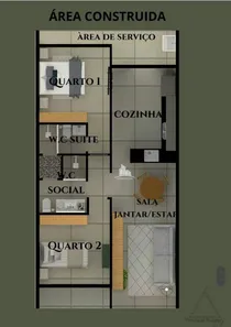 Casa de Condomínio com 2 Quartos à venda, 82m² no Bairro de Fátima (Califórnia da Barra), Barra do Piraí