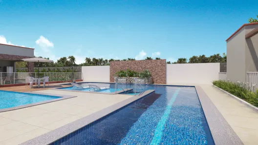 Apartamento com 2 Quartos à venda, 44m² no Loteamento Recanto Das Andorin, Barra dos Coqueiros