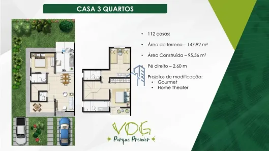 Casa de Condomínio com 2 Quartos à venda, 86m² no Primavera, Vitória da Conquista