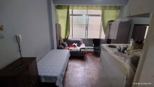 Kitnet com 1 Quarto à venda, 24m² no Gonzaga, Santos