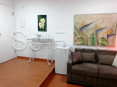 Flat com 1 Quarto para alugar, 36m² no Cerqueira César, São Paulo